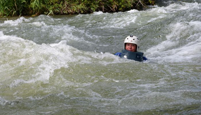 Natación aguas bravas en el río Ebro, Cantabria y Burgos
